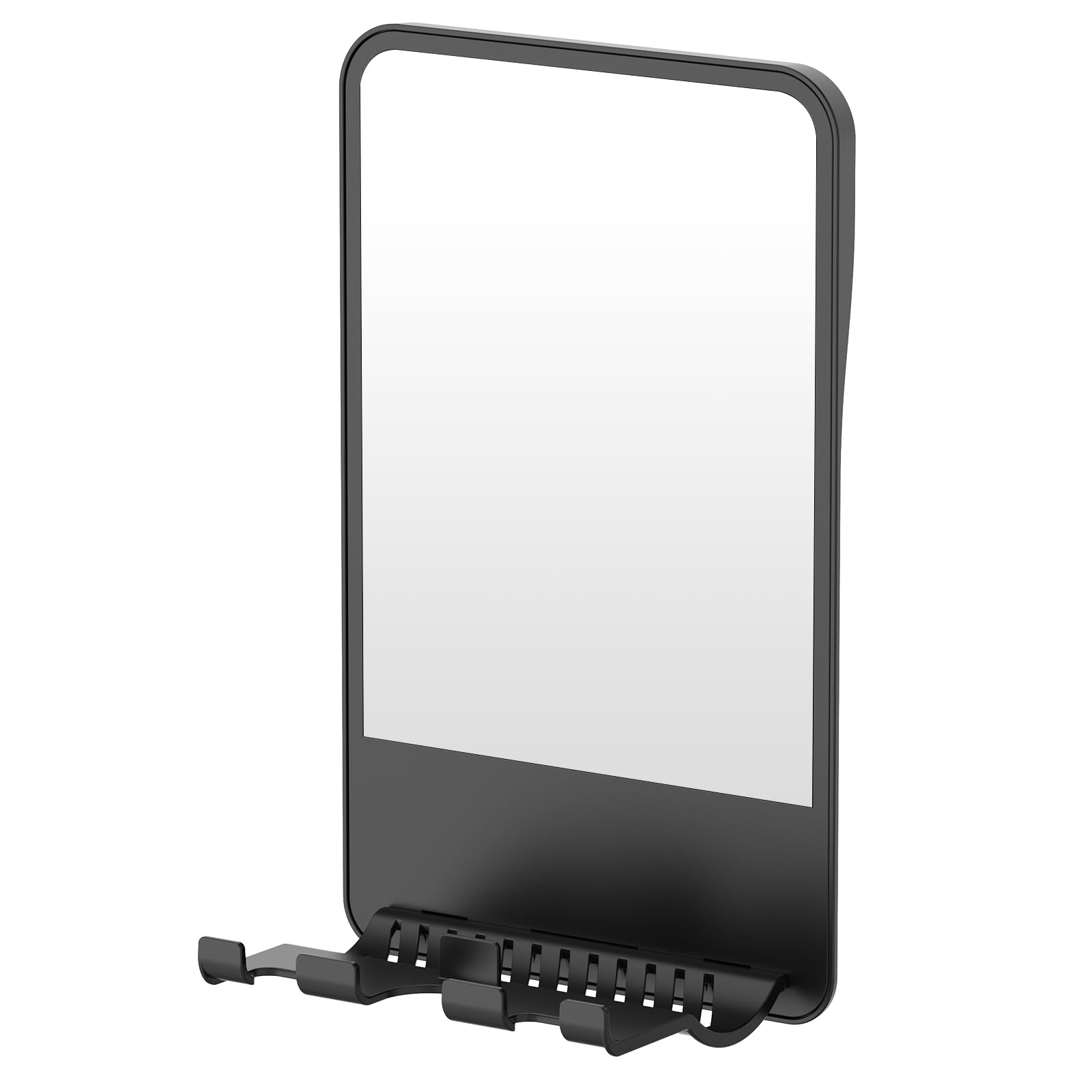 COSMIRROR large-view mirror offers full-face visibility for precise grooming.