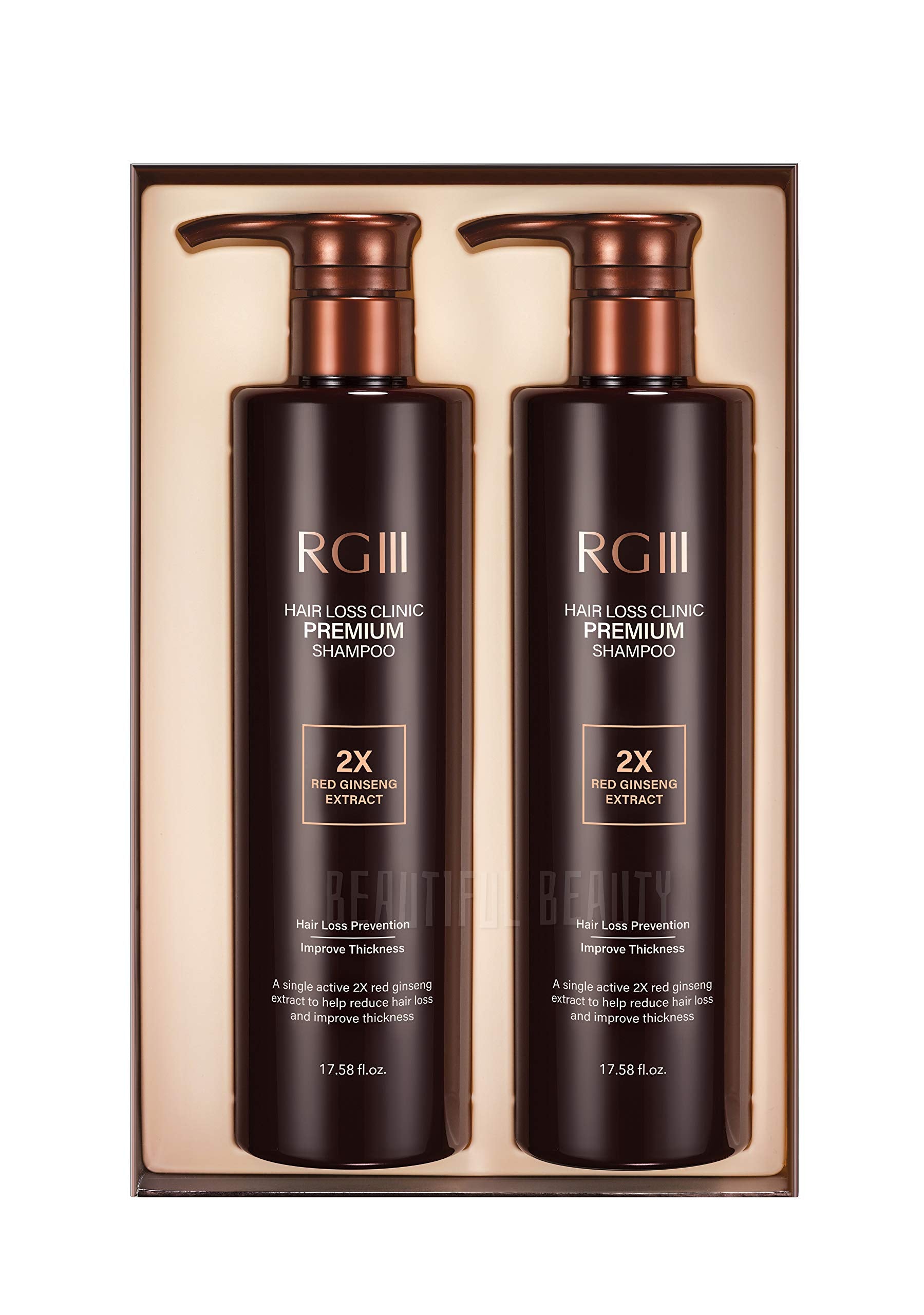 COSMOCOS RG3 bottle close-up highlighting red ginseng formula