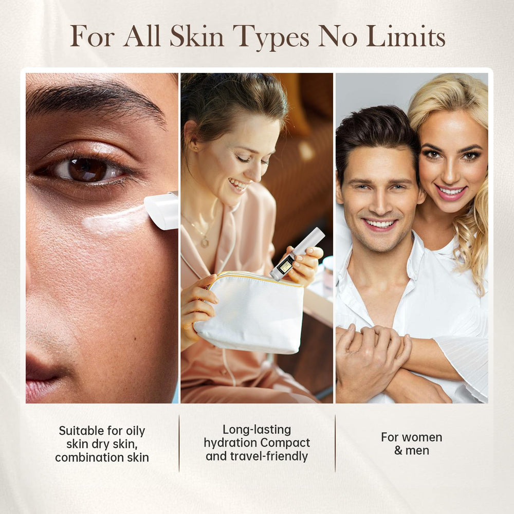 COSMOO eye-cream packaging close-up emphasizing premium ingredients and Korean formula.