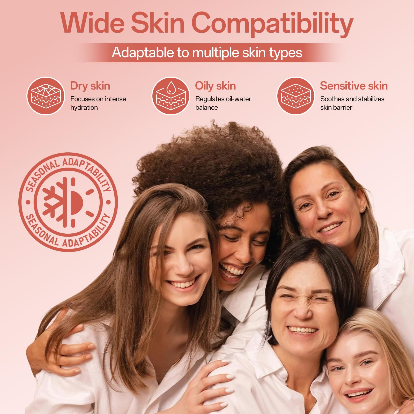 COSMOO Peach 70 Niacinamide Serum final look after absorption and glow.