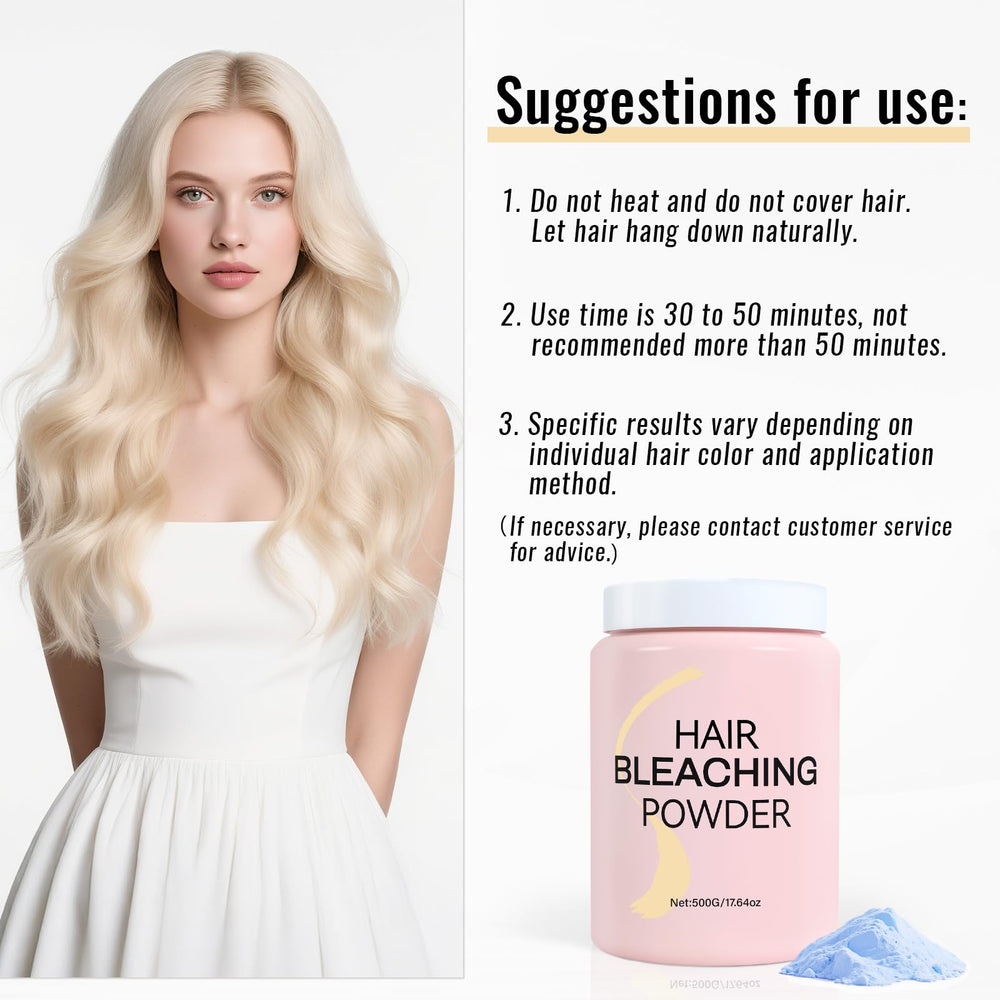 COSMTEK bleaching powder lift visuals illustrate up to eight levels for highlights.