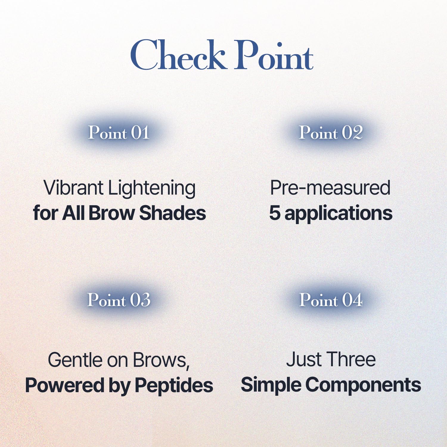 COSNORI easy application with included gloves for neat, mess-free brow lightening