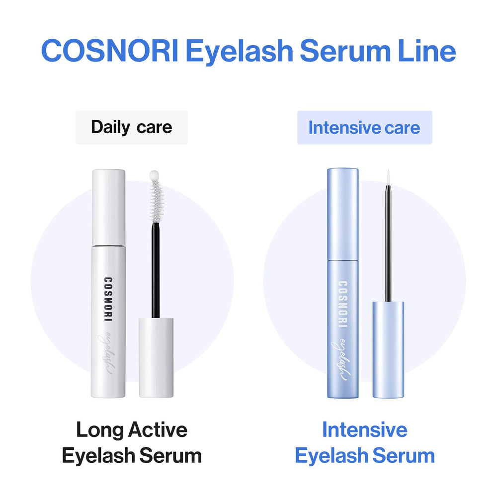 COSNORI Intensive Eyelash Serum tear-friendly pH-balanced formula close-up