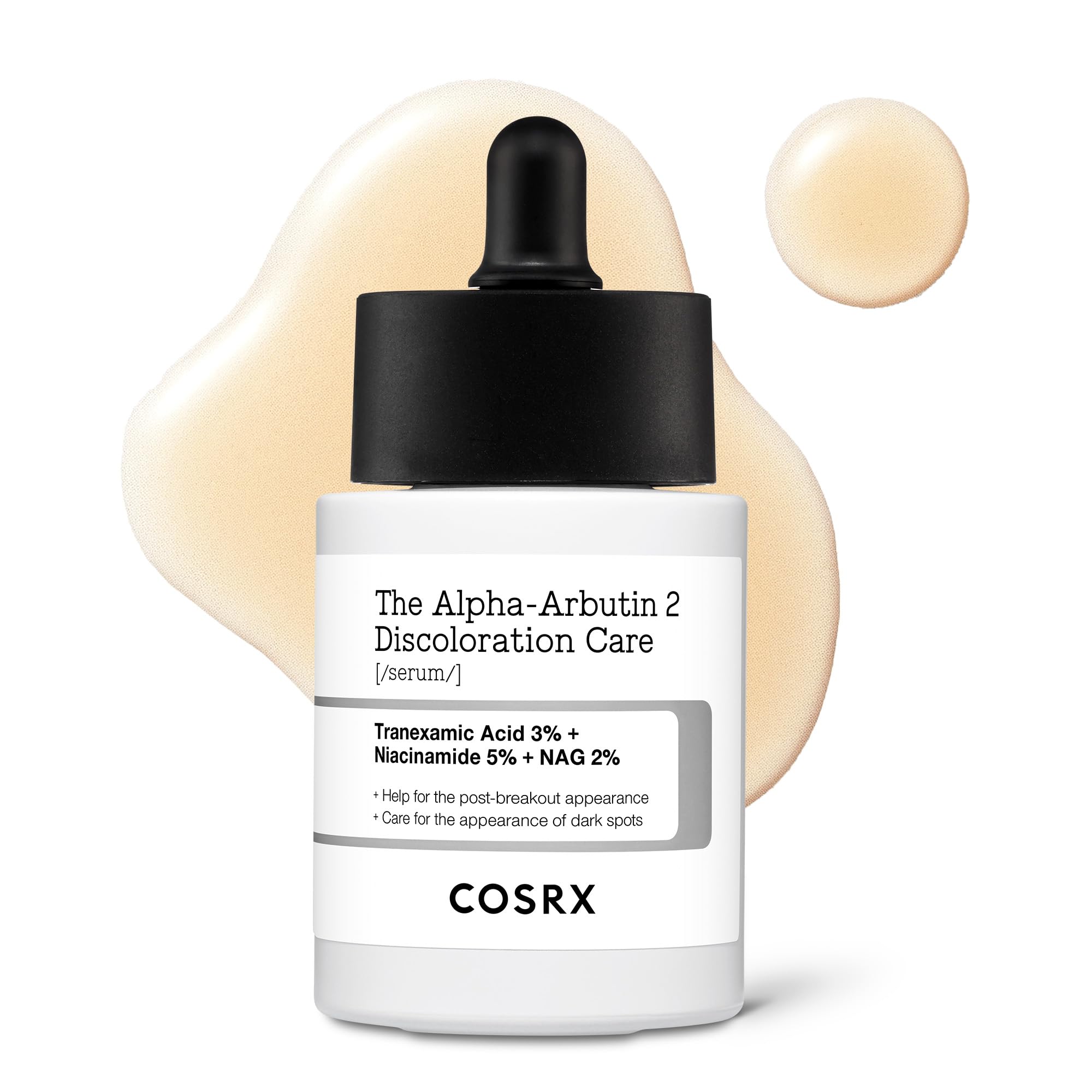 COSRX 2% Alpha Arbutin serum bottle with premium packaging for easy daily use.