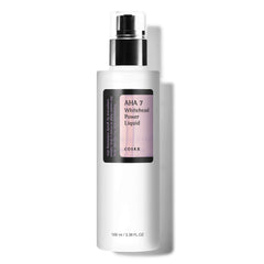 COSRX 7% Glycolic Acid Whitehead Power Liquid bottle for clear, smoother skin.