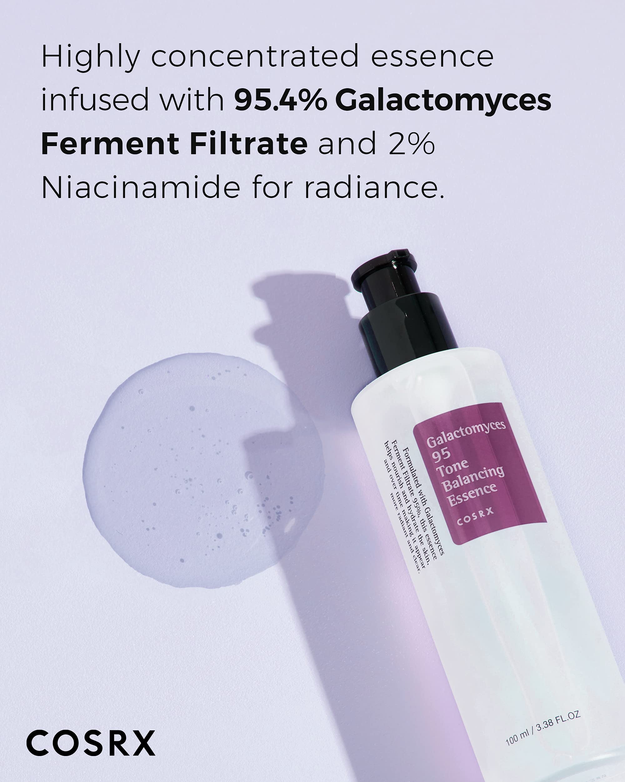 COSRX 95 Toner Niacinamide brightening close-up