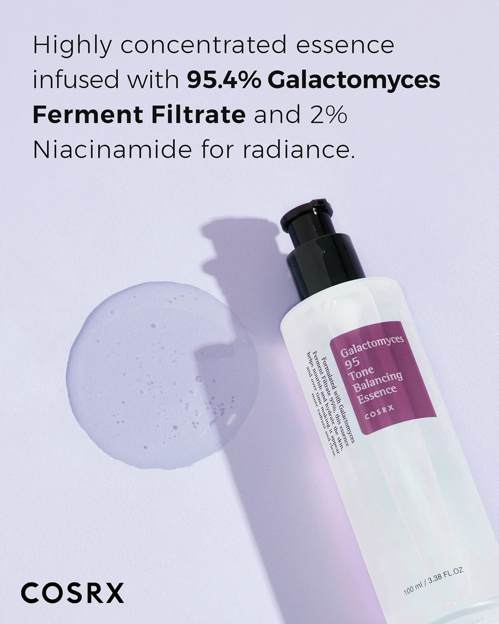 COSRX 95 Toner Niacinamide brightening close-up