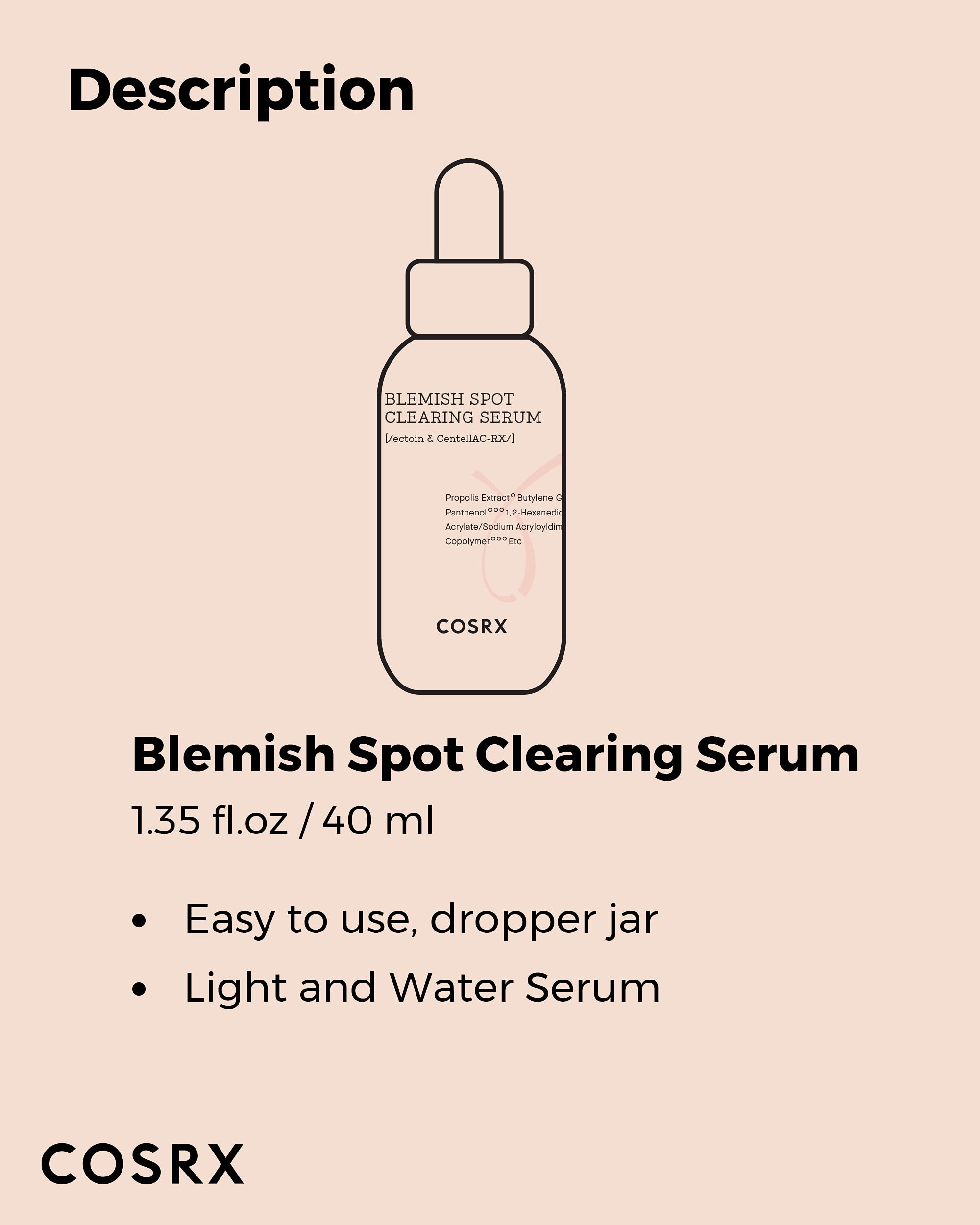COSRX AC Collection blemish-toned skin close-up suggesting complexion balance