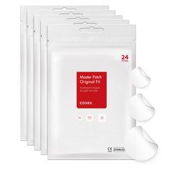 COSRX Acne Pimple Patch hydrocolloid closeup supports a moist environment for pimples.