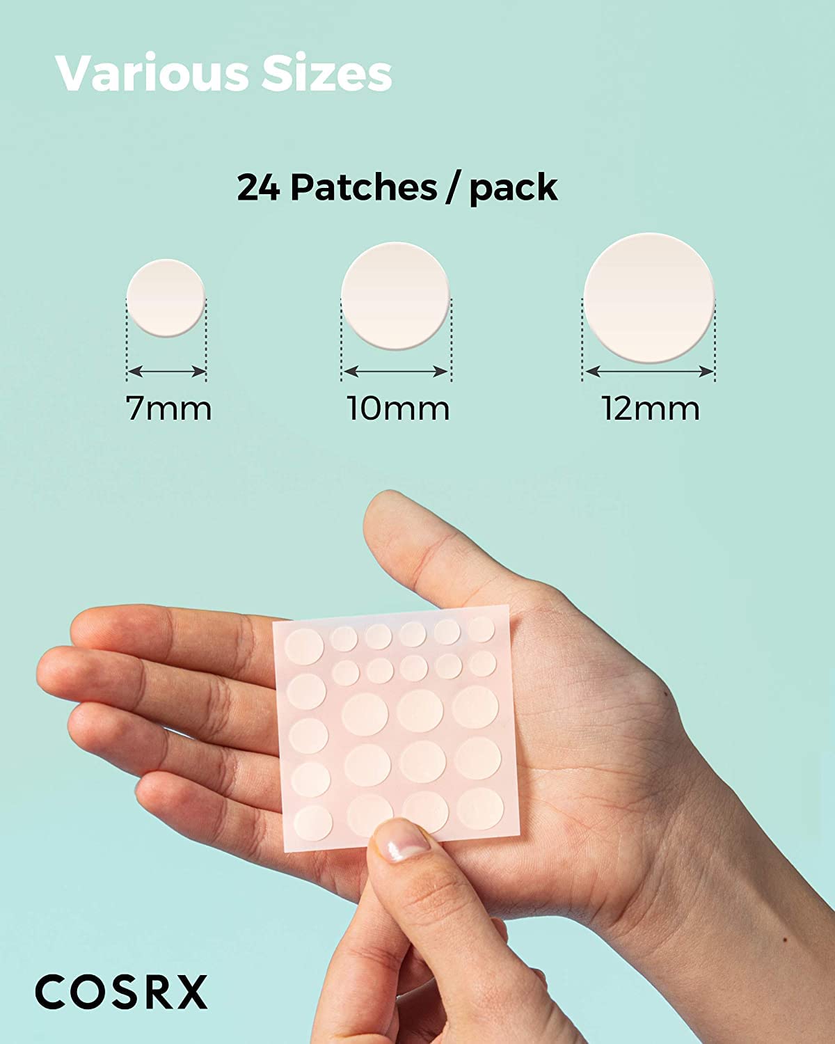COSRX Acne Pimple Patch on body demonstrates versatility for body blemishes.