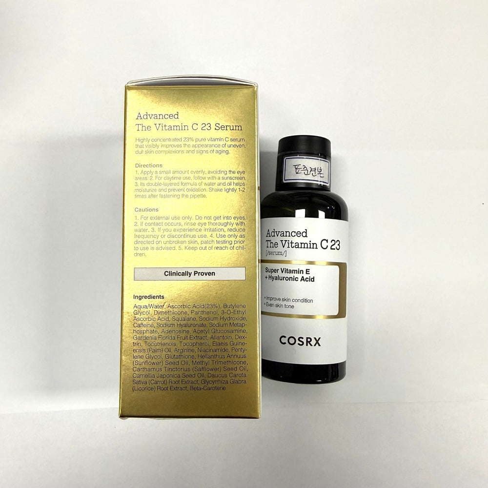 COSRX Advanced Pure Vitamin C 23% Serum daytime-use guidance with SPF enhances routine