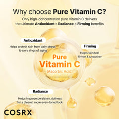 COSRX Advanced Pure Vitamin C 23% Serum skin-tone-boost reveals improved radiance and even tone