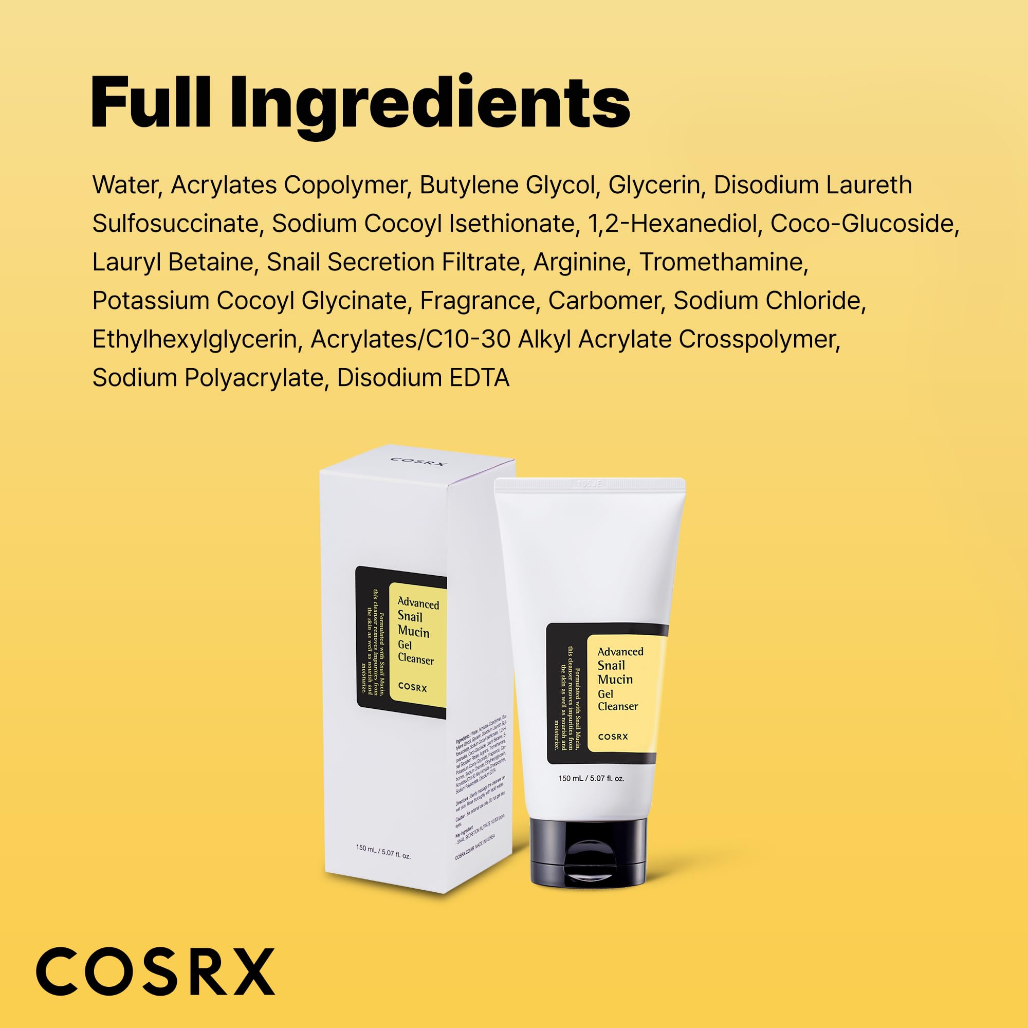 COSRX product shot conveys clean beauty and wellness benefits.