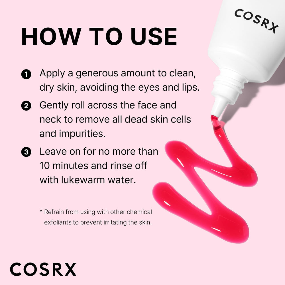COSRX AHA BHA PHA LHA 35% Peel skin-dispersion close-up suggests fast-acting exfoliation