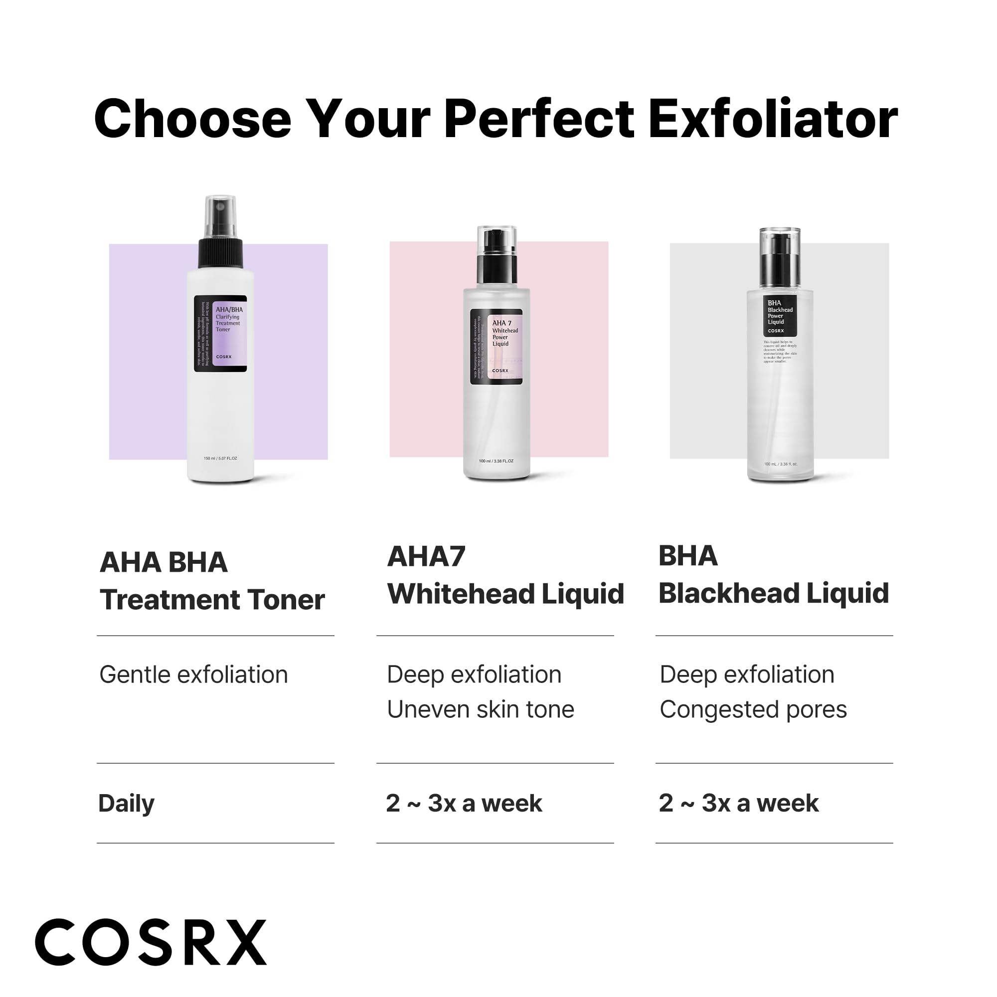COSRX AHA/BHA Treatment Toner night-stand scene suggests convenient daily routine.