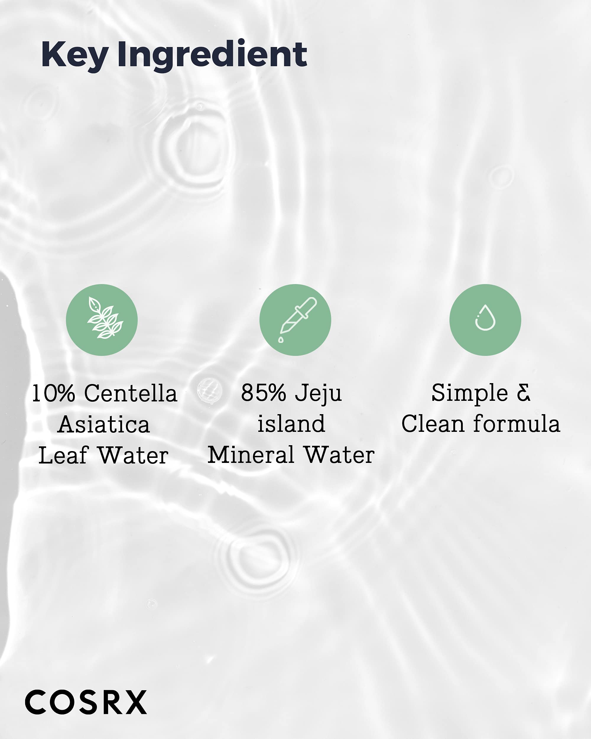 COSRX Alcohol-Free Cica Toner made in the United States origin label