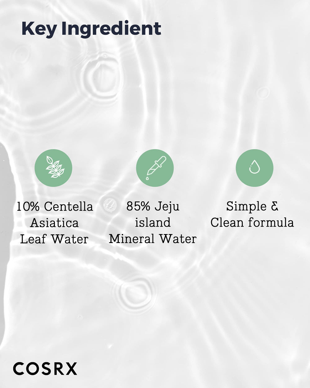 COSRX Alcohol-Free Cica Toner made in the United States origin label