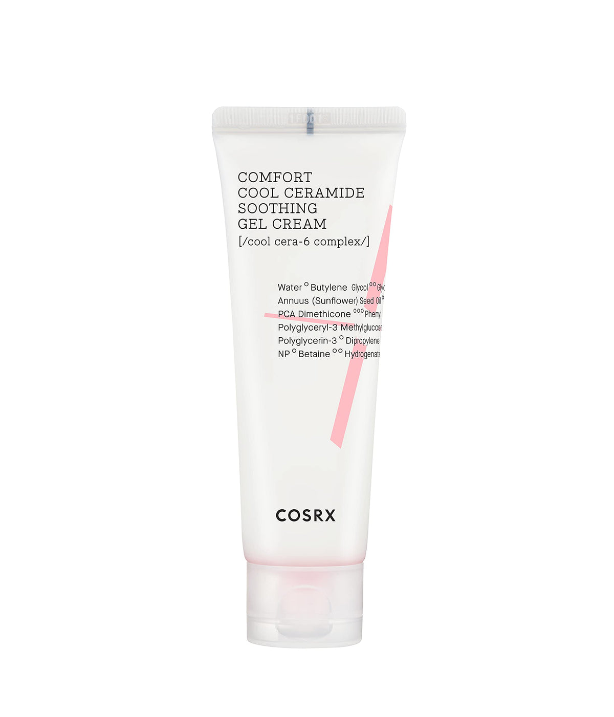 COSRX Balancium Comfort Cool Ceramide Gel Cream tube delivering soothing hydration