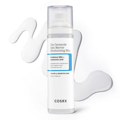 COSRX Barrier Cream Face Mist bottle refreshing hydration for dry skin.
