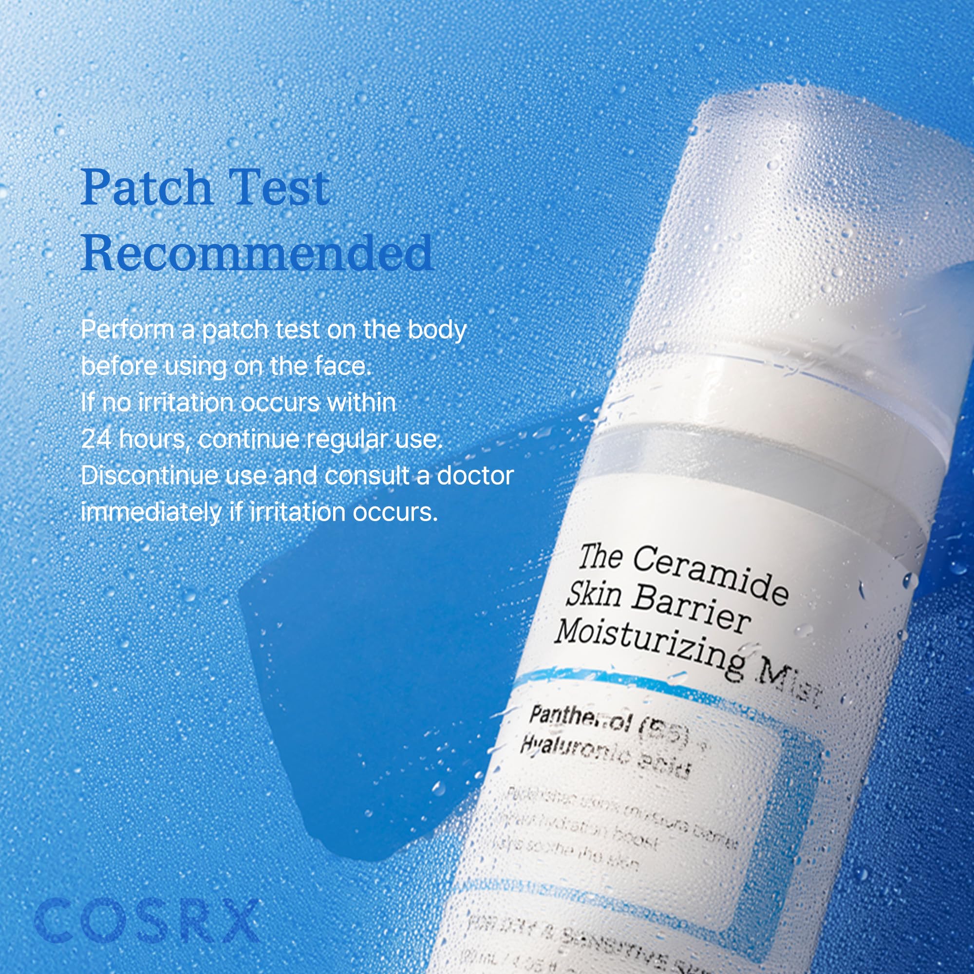 Dewy, hydrated skin after using COSRX Barrier Cream Face Mist.