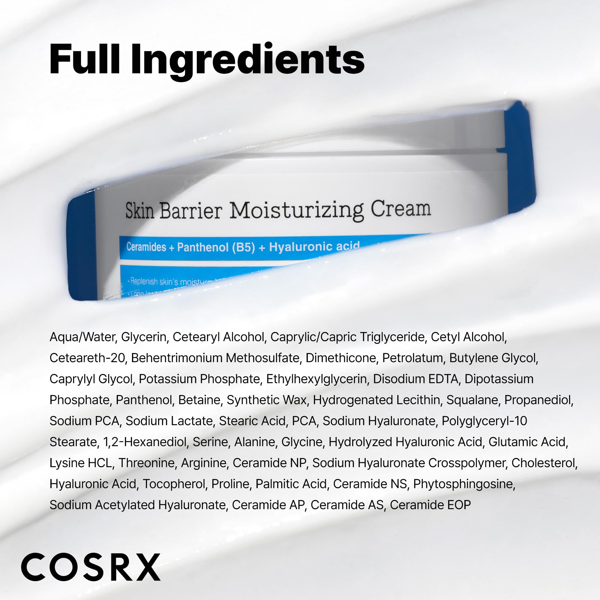 COSRX Barrier Moisturizing Cream delivers up to 100 hours of hydration