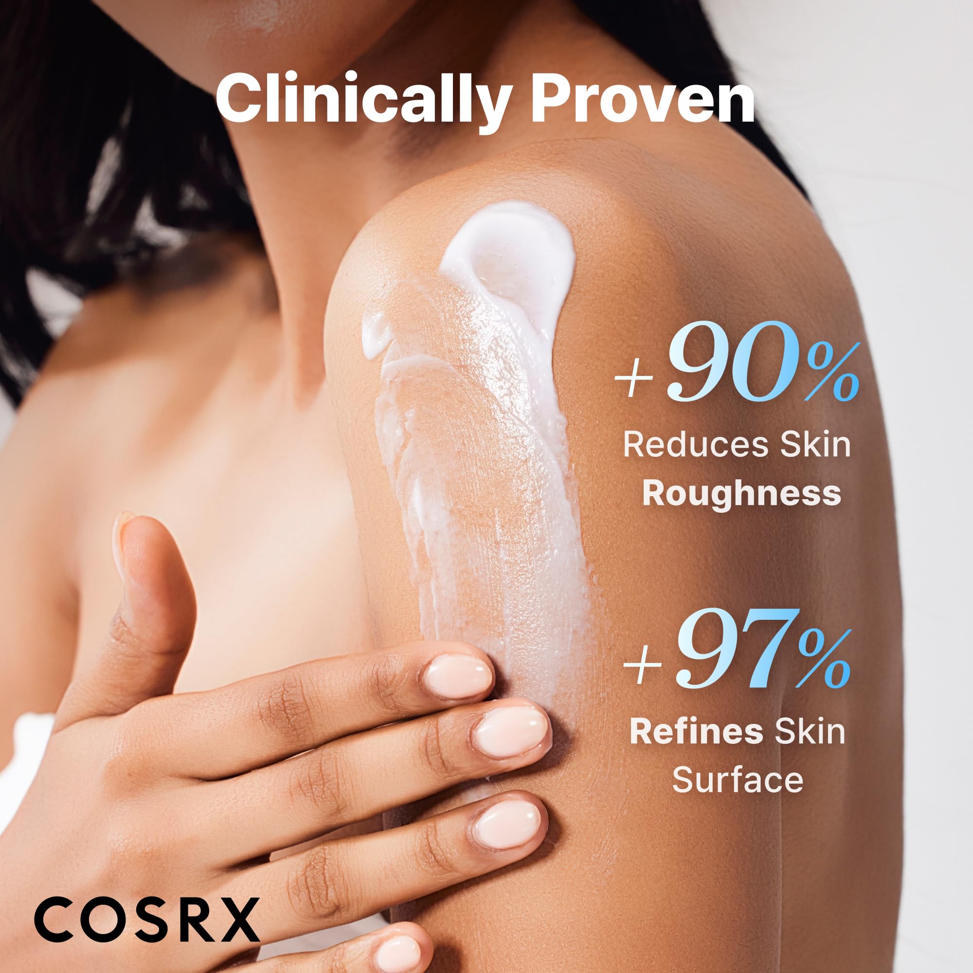 COSRX Barrier Moisturizing Cream texture swatch, non-greasy finish