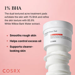 COSRX BHA Toner Pads soft side ready to tone and moisturize