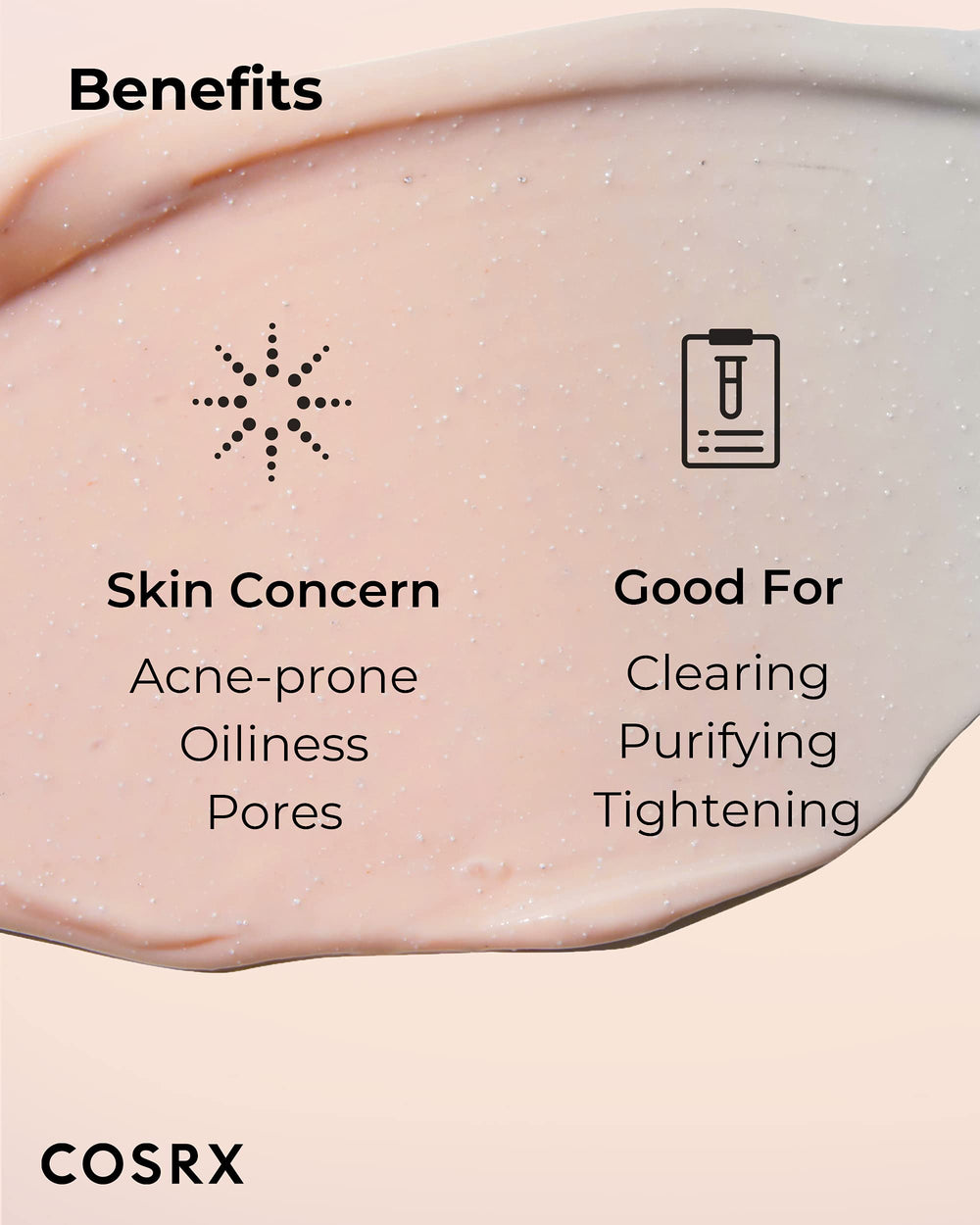 COSRX contains calamine and green tea seed extract for soothing, refreshing skin feel.