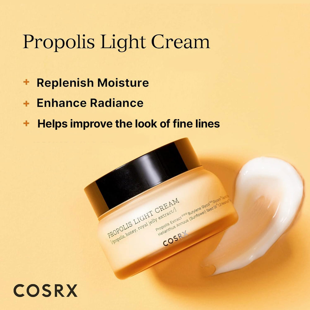 COSRX cream being spread on hand demonstrates smooth texture.