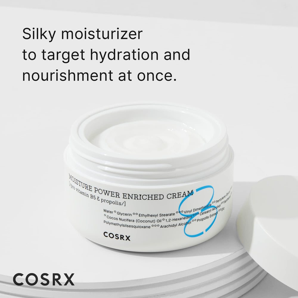 COSRX moisturizer with D-panthenol texture close-up for smooth skin