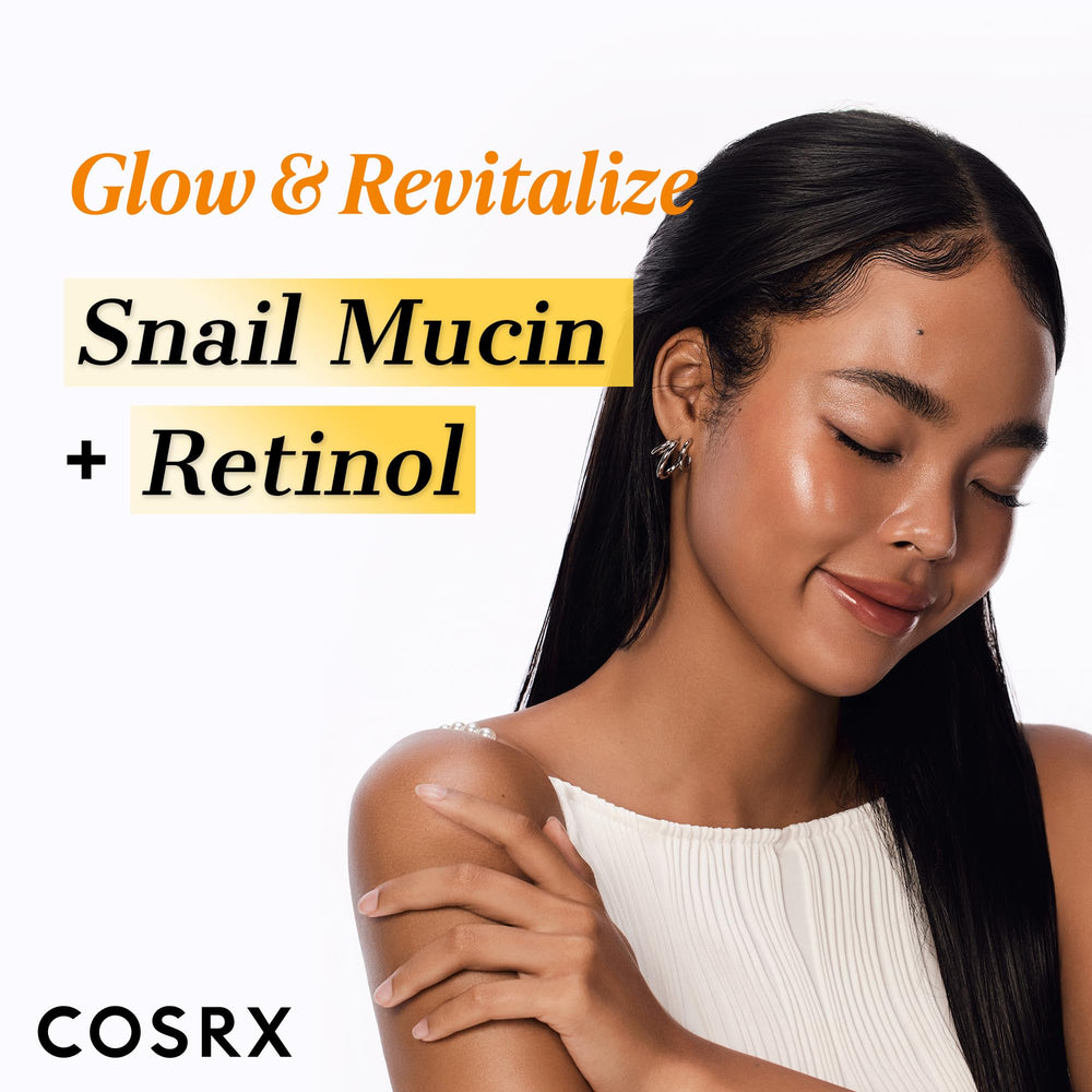 COSRX daily skincare routine graphic illustrating hydration and firmness