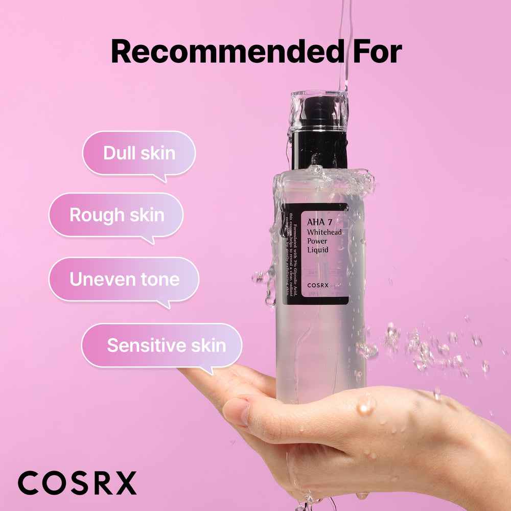 COSRX face and body toner usage scene demonstrates versatile daily routine.