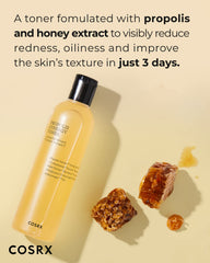 Texture of COSRX toner being poured to show instant moisture