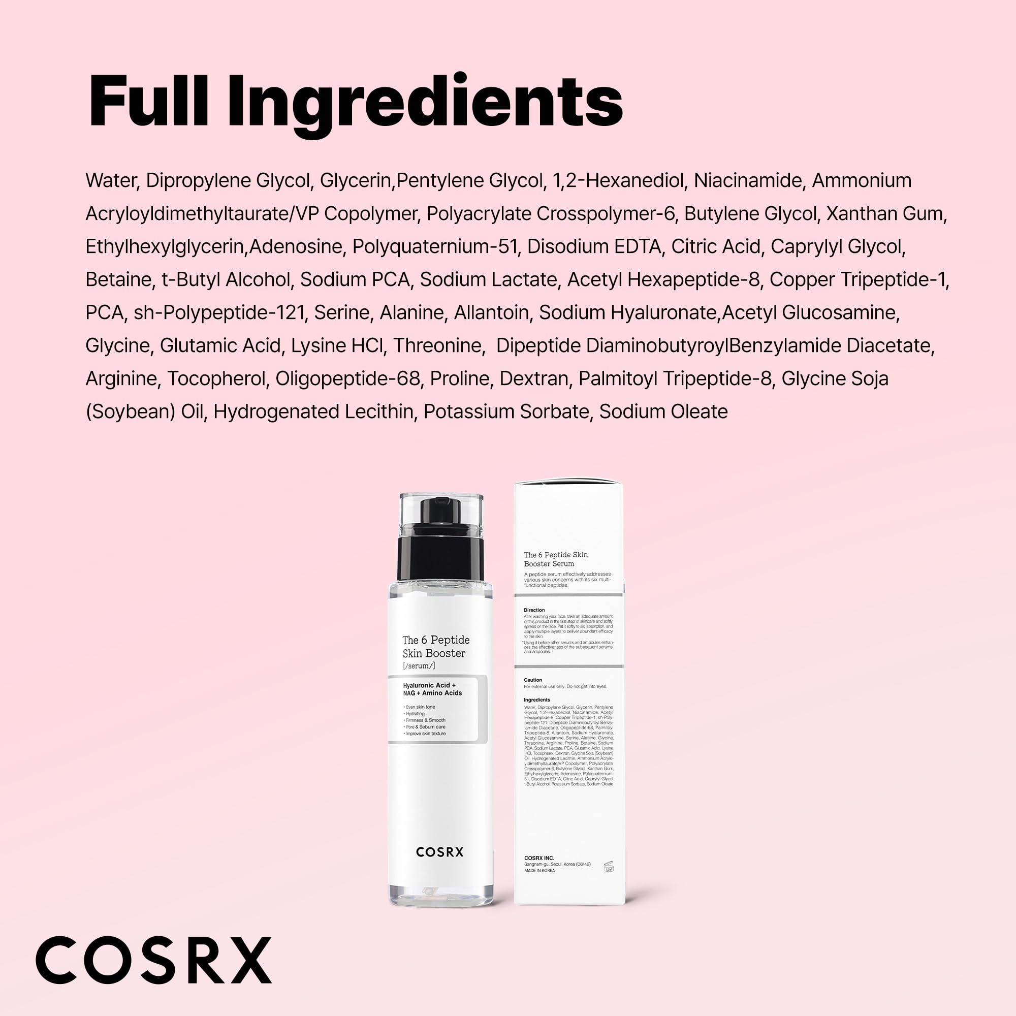 COSRX giftable skincare packaging perfect for stocking stuffers.