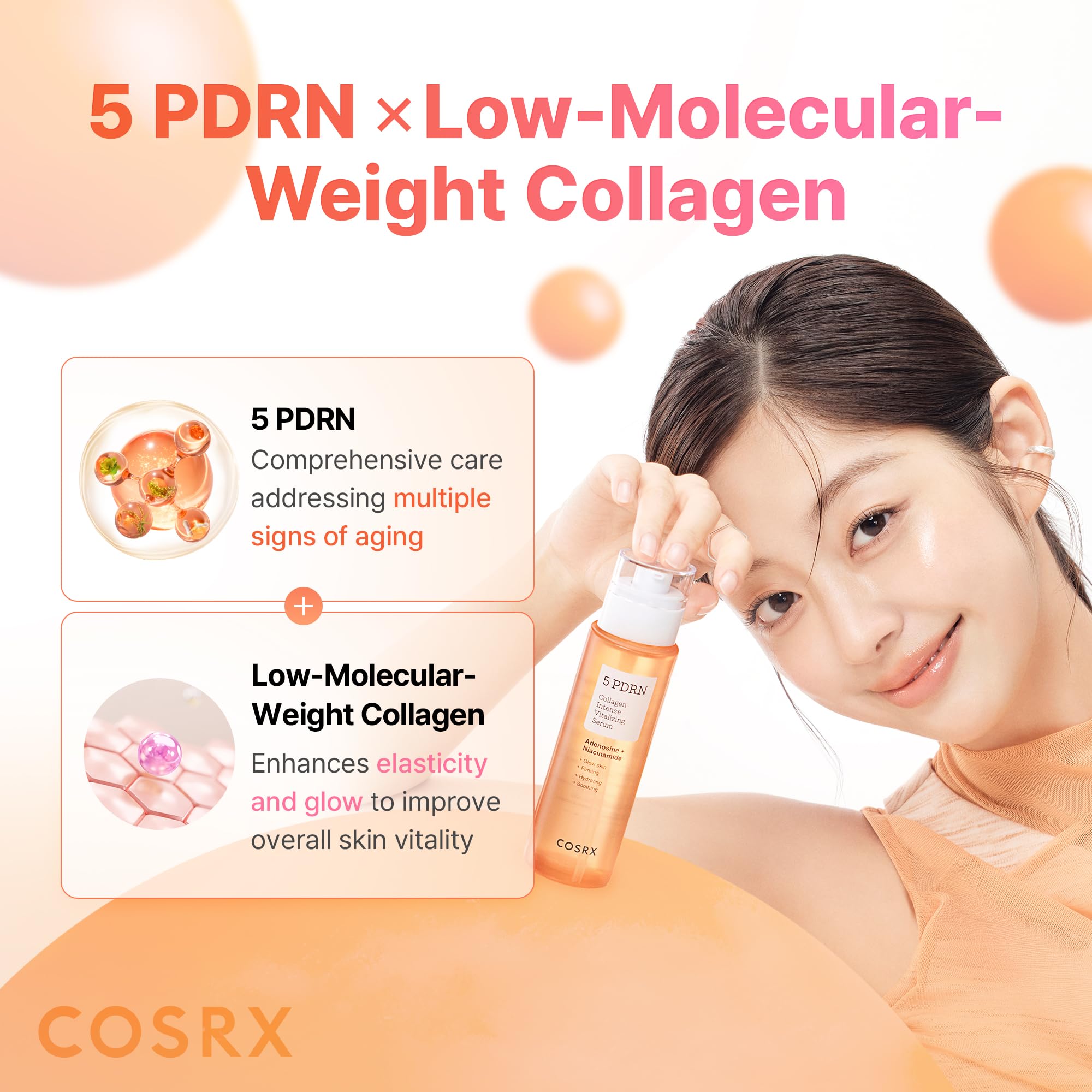 COSRX green caviar centella illustration highlights soothing, nourishing actives.
