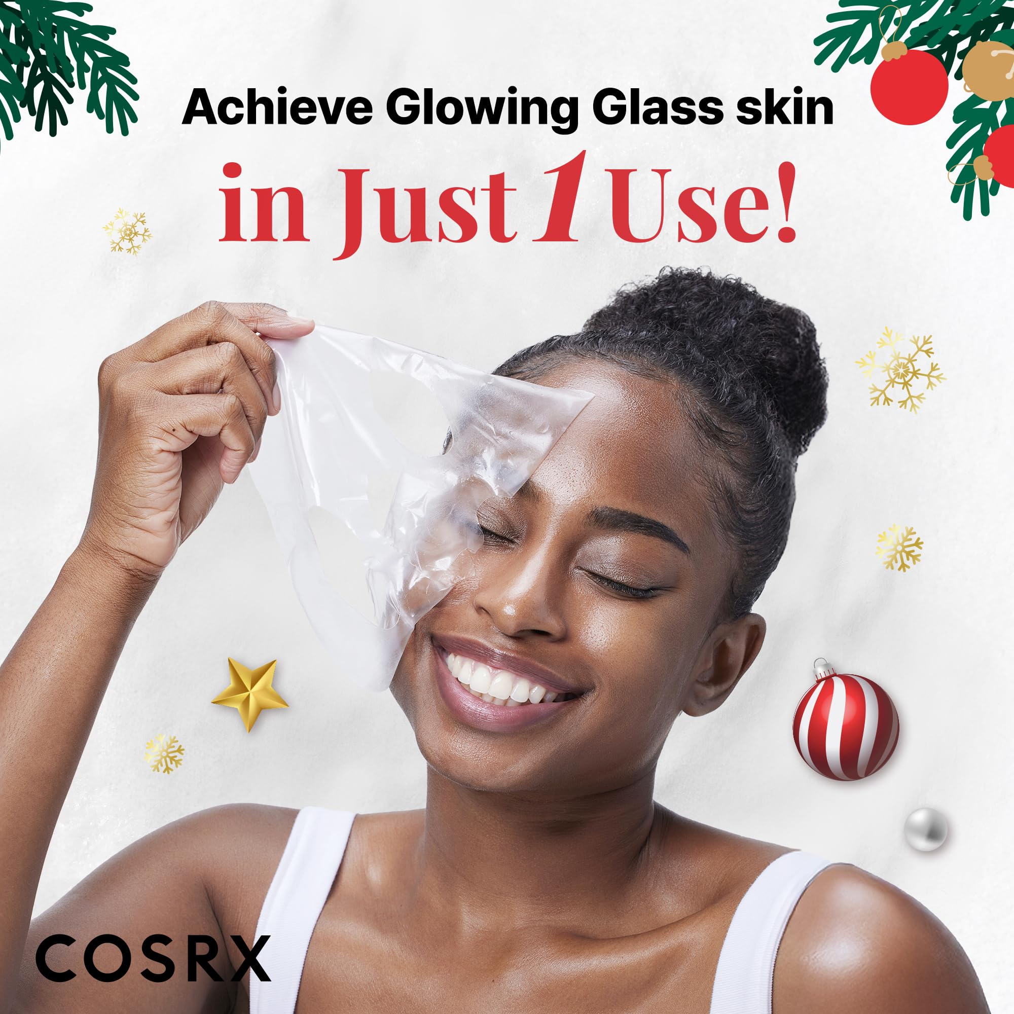COSRX holiday gift set assembly image shows a complete Korean skincare collection