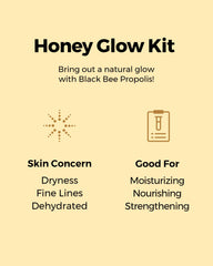 COSRX Honey Glow Kit packaging highlights travel-friendly skincare routine