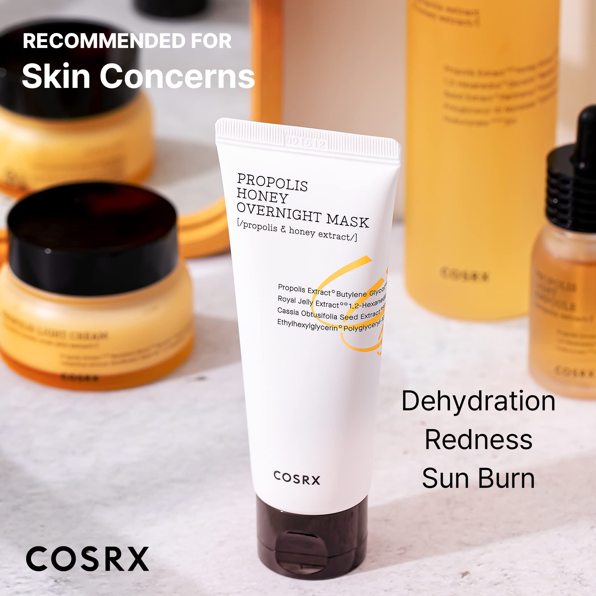 CosRX honey mask wash-off in 15 minutes demonstrates a quick-refresh routine.