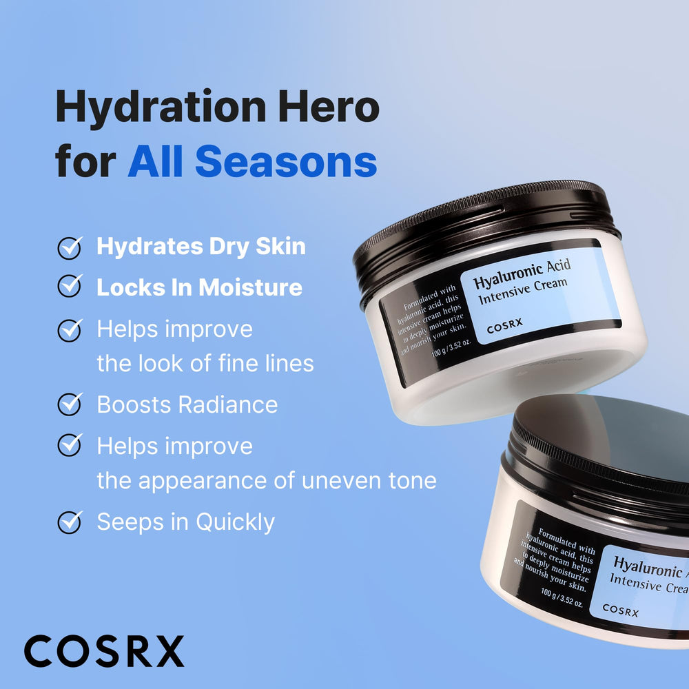 COSRX Hyaluronic Acid Intensive Cream dermatologist-tested, suitable for sensitive skin