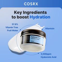 COSRX Hyaluronic Acid Intensive Cream packaging signals clean beauty for sensitive skin