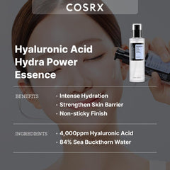 COSRX Hyaluronic Acid Toner pump-dispense shows easy application for daily hydration