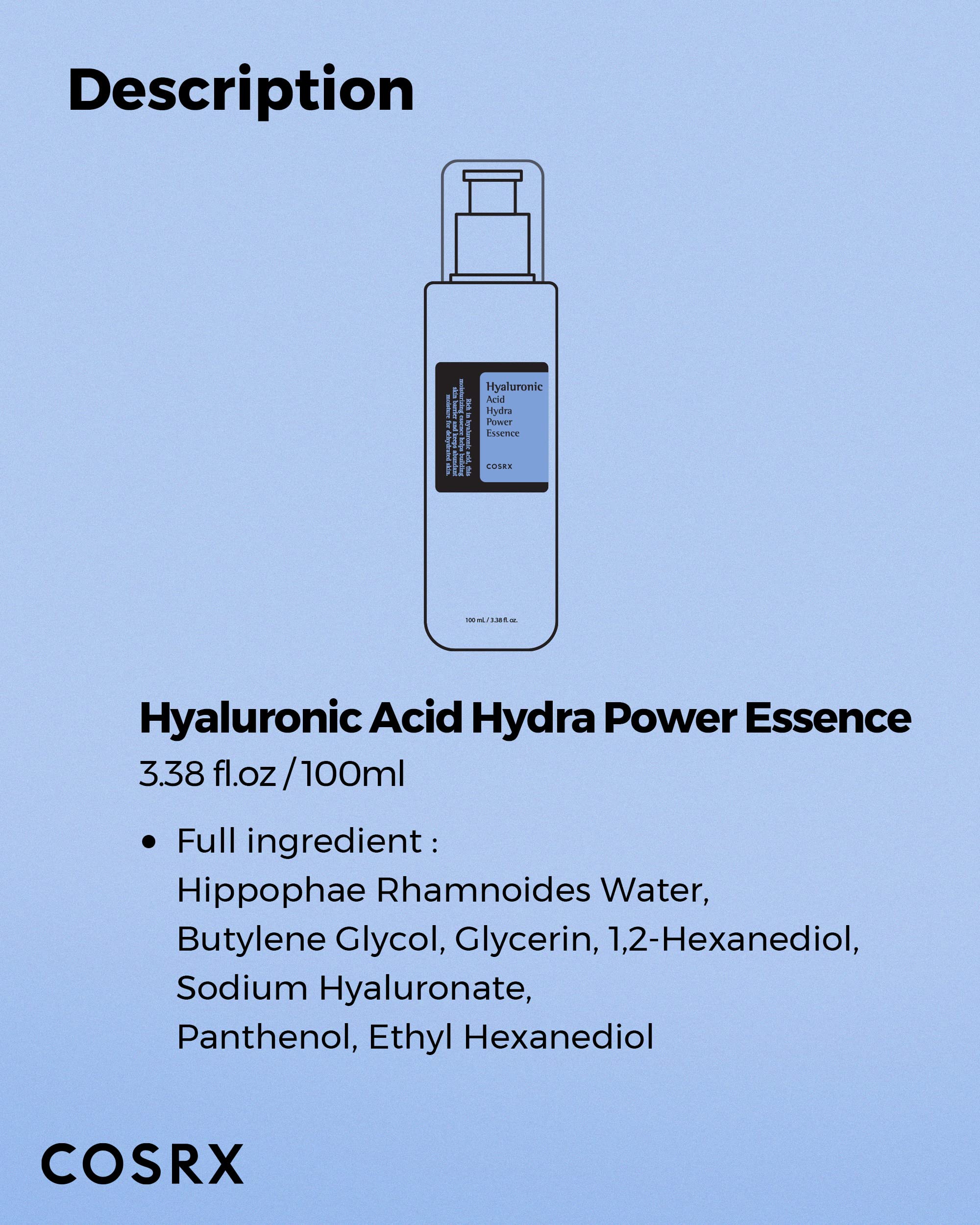 COSRX Hyaluronic Acid Toner sea buckthorn water imagery suggests nourishing hydration