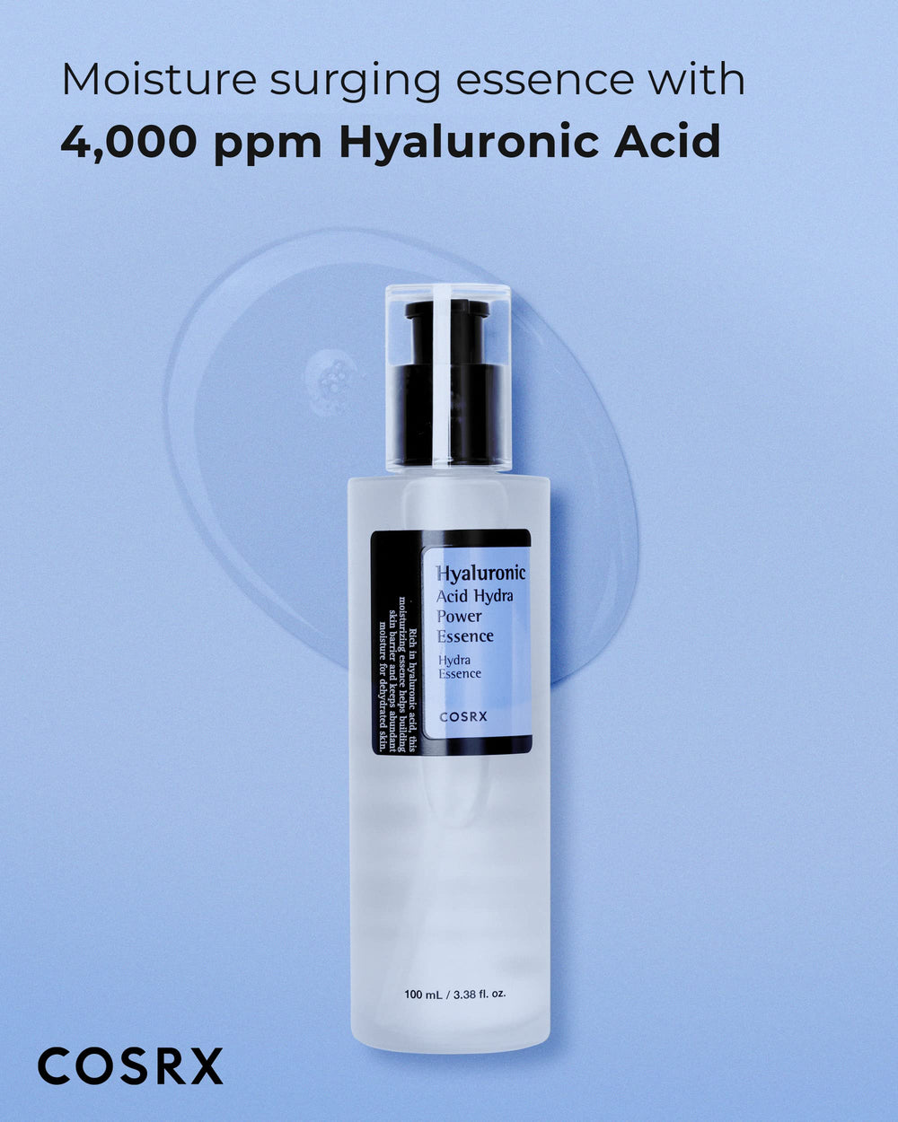 COSRX Hyaluronic Acid Toner texture-swirl reveals lightweight hydration layer