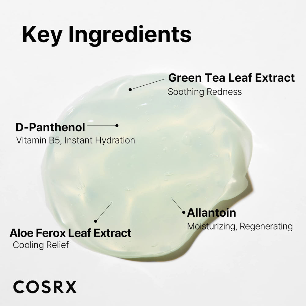 COSRX Hydrium Green Tea Aqua Gel Cream after outdoor activity for refreshing skin.