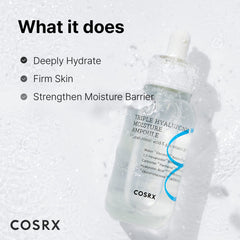 COSRX Hydrium texture swirl features a water-based formula that layers easily