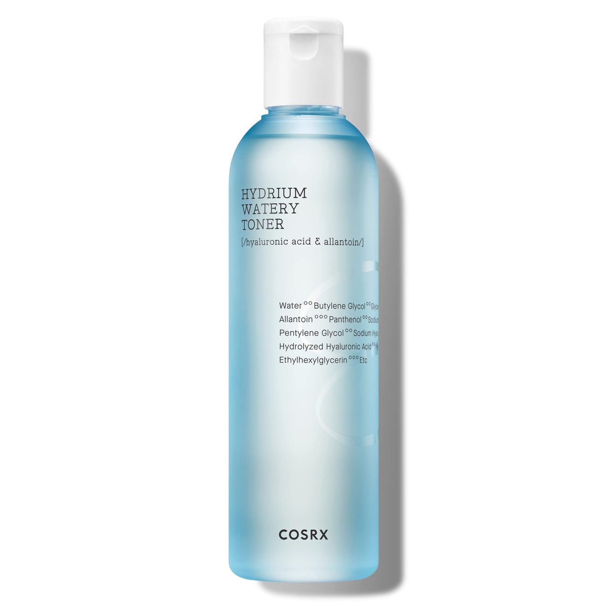 COSRX Hydrium Watery Toner bottle—hydration for refreshed, balanced skin