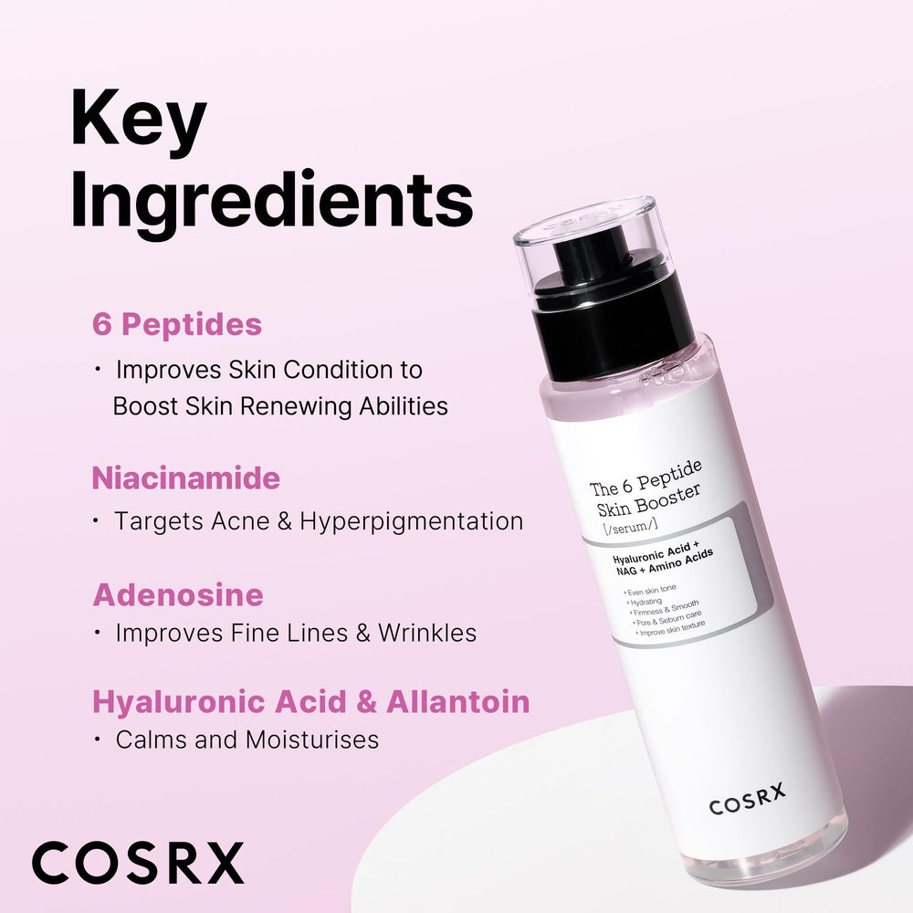 COSRX lightweight serum texture ideal as a first-step in routine.