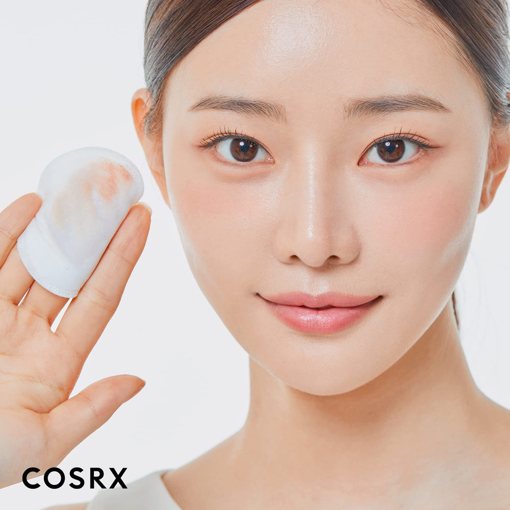 COSRX Low pH Niacinamide Micellar Cleansing Water label close-up highlighting fragrance-free formula.
