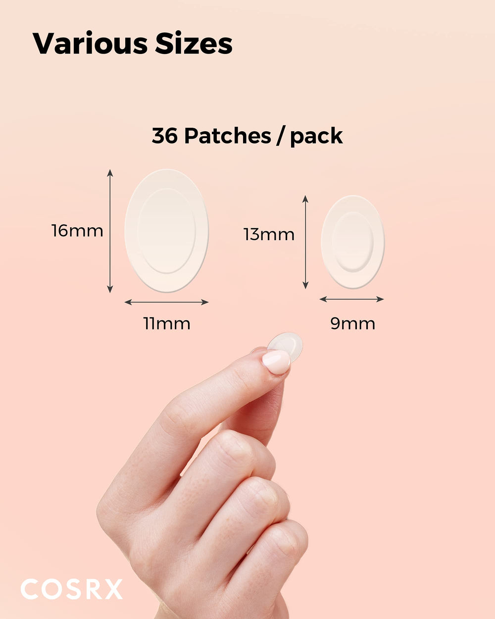COSRX Master Patch Intensive patch applied to blemish for nighttime coverage