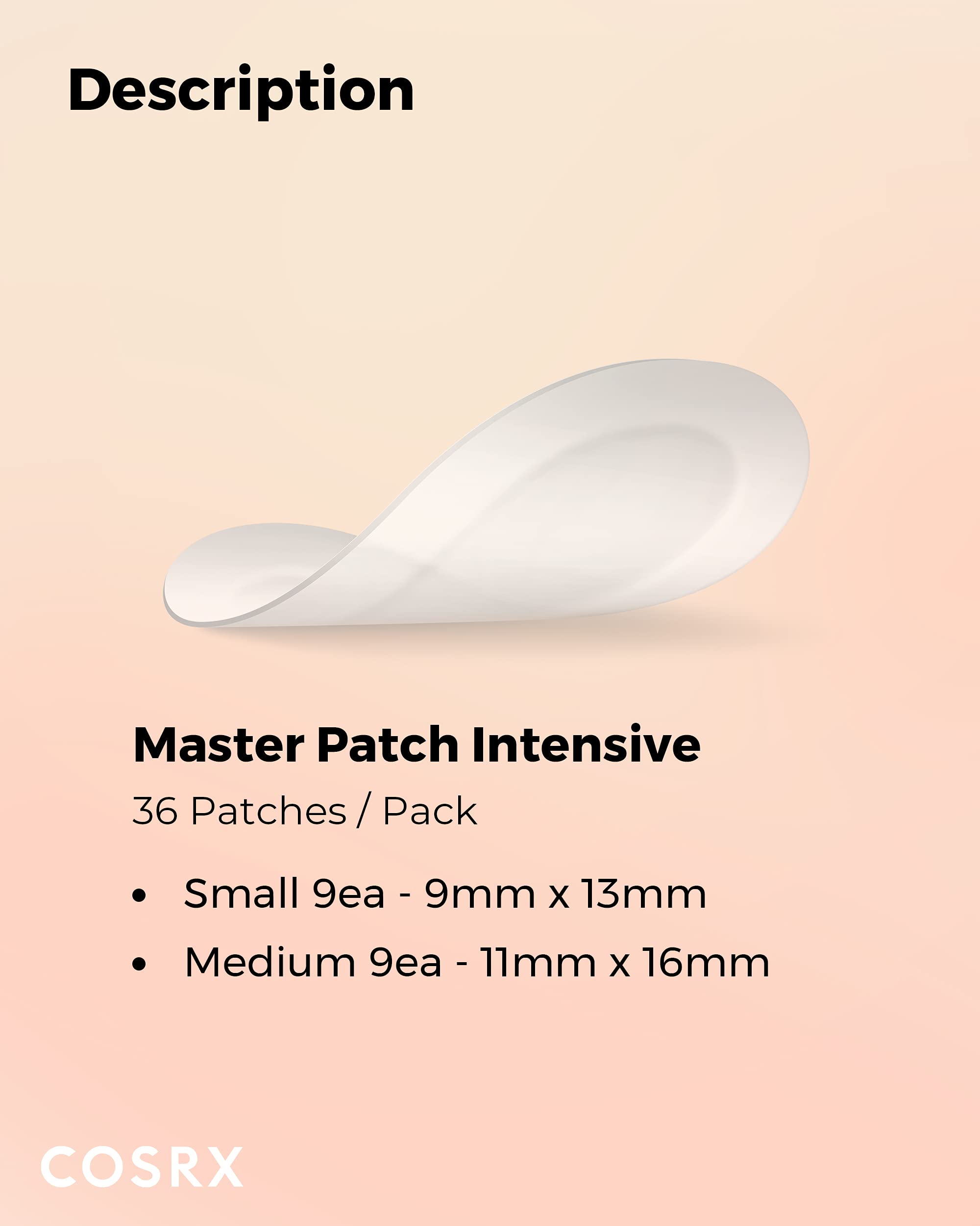 COSRX Master Patch Intensive patch on blemished skin after removal reveals clearer area.